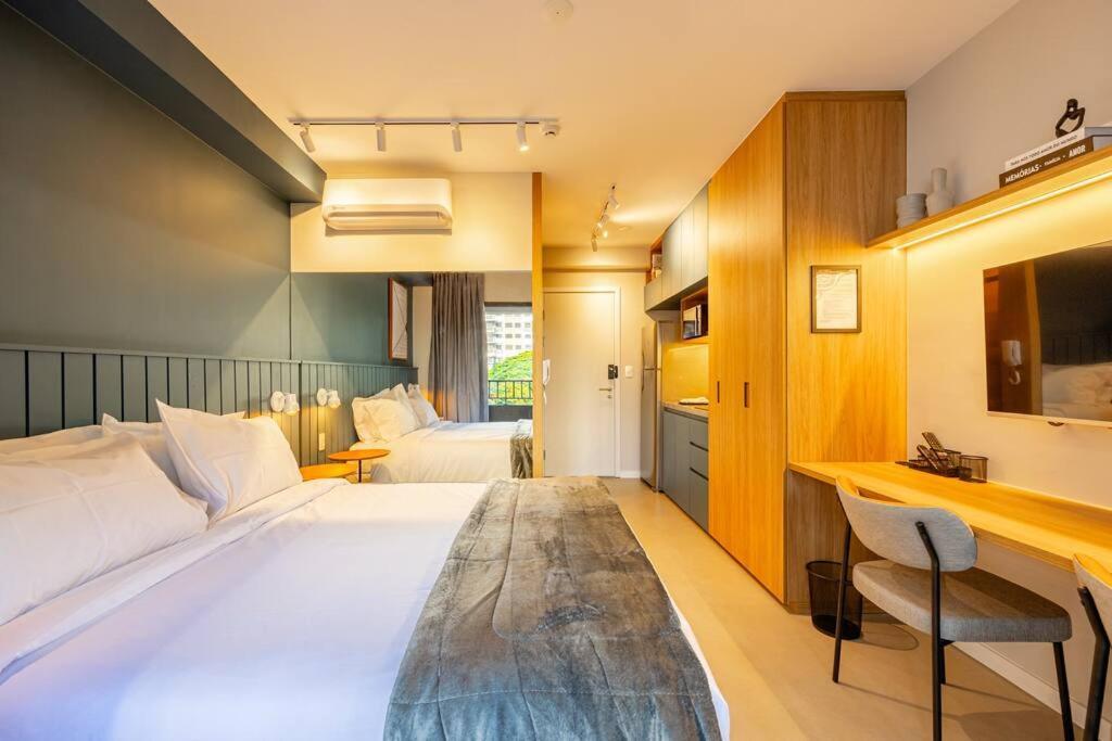 Apartamento Bsf - B Side Faria Lima Nr - Conforto E Academia Na Faria Lima By Anora Spaces São Paulo